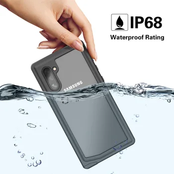 Mergulho Original Waterproof Case Para Samsung Nota 10 Mais O Caso De Mergulho Subaquático Capa Para Samsung Galaxy Nota 10, Além Da Shell