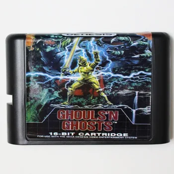 Ghouls 'n Ghosts 16 bits MD Cartão de Jogo Para o Sega Mega Drive Para Gênesis