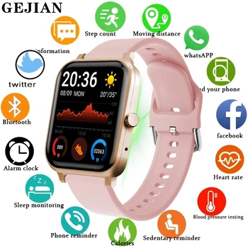 Smart Watch Para as Mulheres, a Contagem de Calorias de Chamada Bluetooth Sono de Monitoramento de Saúde Impermeável Smart Watch Homens Para Android iOS Telefone