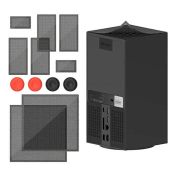 Ventilador de refrigeração de Proteção a Sujeira do Filtro de Console de Jogos à prova de Poeira Jogo Host Tampa de Ventilação Acessório Net Rack para Xbox Série X Protetor