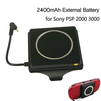 2400mah PSP Portátil de Bateria Externa para PSP da Sony PlayStation 2000 3000 Backup de Bateria Carregador de Bateria de Armazenamento Jogo de Acessórios