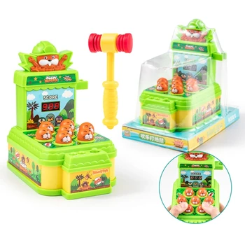 Bebê grande Whack a Mole Jogo Toy Mini operados com Moedas Libra Jogo de Arcade Máquina Com Uma Martelos de Brinquedo Interativo Educacional