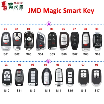 JMD Magia Remoto Inteligente-Chave para VW Mazda, Audi, Hyundai, Nissan, Ford, Dodge Honda Buick Flip MQB DF B5 A6 DS Estilo de Chave 4 Em 1