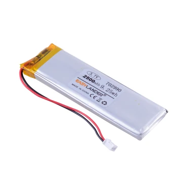 702990 3,7 V 2500mAh bateria Recarregável do li-Polímero Bateria Para GPS Bluetooth alto-Falante DIY ALMOFADA do Banco do Poder do PC da Tabuleta de navegação 703090