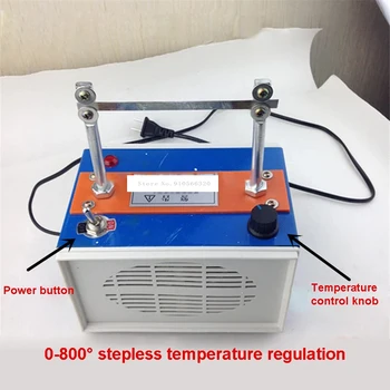 Máquina de Corte a quente de Alta qualidade Stepless Termostato Elétrico Fita de Máquina de Corte 220V 120W 0-800 Graus Quente da Venda