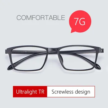 YIMARUILI ultra-leve e Confortável para os Homens e Mulheres de Óculos de Armação TR90 Mola Design Óptico de Óculos de grau Armação de X1
