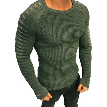 Novo 2020 Outono de Inverno O-Neck Sweater dos Homens Plus Size M-3XL Casual Slim fit Pullover dos Homens de Malha Camisolas pullover sueter hombre