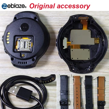 Zeblaze acessório original zeblaze thor 4 dupla de 4 pro smart watch cabo de carregamento pulseira tampa traseira nova marca de boa qualidade