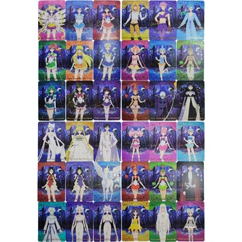 36Pcs/set Anime Meninas Cartões de memória Flash Aino Minako Tsukino Usagi Kino Makoto Kawaii Jogo de Anime Coleção de Cartões de Brinquedos de Presente para os amigos