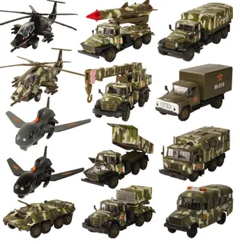 1:43 liga de puxar para trás militar modelo de veículo,simulação de alta militar caminhão de brinquedo,musical&piscando toy veículo,frete grátis