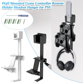 Multifuncional Controlador de Jogo com Suporte Universal de Parede Auricular Suporte de Armazenamento em Suporte de Cabide Para PS5/PS4/xBox/Switch