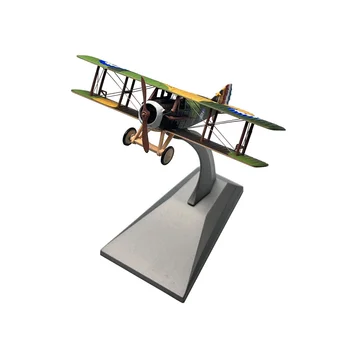1:72 Escala WWI Força Aérea francesa SPAD S. XIII Biplano Hélice Lutador Diecast de Metal Avião Avião Modelo de Avião de Brinquedo Infantil Presente