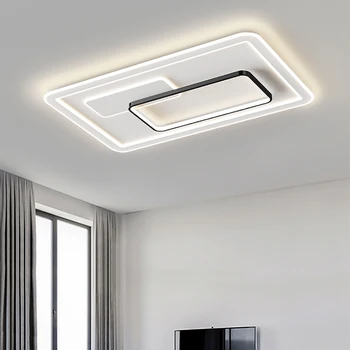 Teto lustre para sala de estar, quarto lamparas de um teto de Acrílico ultra fino Avize Brilho LED Moderna Iluminação do Candelabro