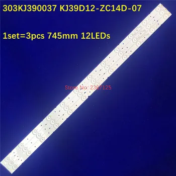 10set LED Strip KJ39D12-ZC14F-07 KJ395D12-ZC21F-02 para JAMESON 39