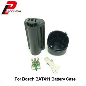 Ferramenta de energia bateria de plástico de caso (ausência de células de bateria) para a Bosch 10.8 V ,BAT 411 411A BAT411 GSR de 10,8-Li