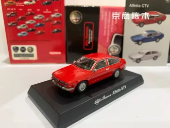 1/64 KYOSHU Alfa Romeo Alfetta GTV Coleção de liga fundida para a decoração do carro modelo de brinquedos