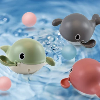 Banheira de Mecânica de Brinquedos para as Crianças Bonito Baleia desenho animado chá de Bebê de Brinquedo Toddle Spray de Água Praia, Piscina Água da Piscina de Diversão Brinquedos Engraçados