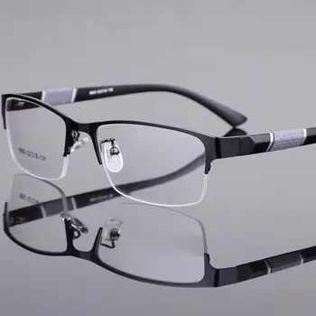 Óculos de leitura Homens Mulheres de Alta Qualidade Half-frame de Dioptria Óculos de Negócio do sexo Masculino com Presbiopia Óculos Lentes De Lectura Mujer