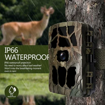 H982 IP66 Waterproof a 4K ao ar livre infravermelho 1080P Visão Noturna Trilha Térmica do Gerador de imagens de Vídeo de Rastreamento de animais Selvagens Escotismo Caça Câmara
