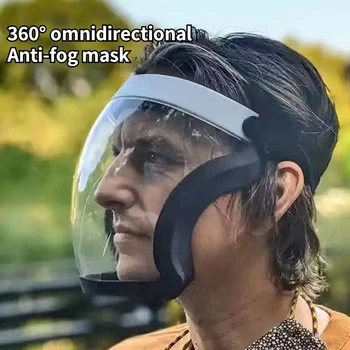 A Cara cheia de Escudo Unisex Olho Escudo Máscara de Tampa de Protecção à prova de Vento Anti-nevoeiro Tampa da Cabeça de óculos de Proteção Máscara facial de Ciclismo Escudo