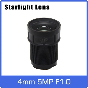Super Starlight 5MP Abertura da Lente F1.0 4mm Para SONY IMX335 Ultra Baixa Luz, Câmera do IP Frete Grátis