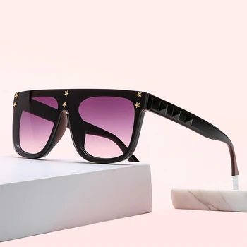 Alta Qualidade de Design da Marca Estrela, Quadrado Óculos de sol Para Mulheres, Homens Moda Vintage Clássico Unisex Condução de Viagens, Óculos de Sol UV400