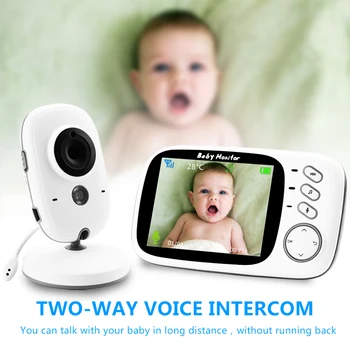 2323 LSM VB603 2.4 G sem Fio de Vídeo do Monitor do Bebê com 3.2 Polegadas de LCD de 2 Vias de Áudio Falar Visão Noturna de Vigilância da Câmera de Segurança