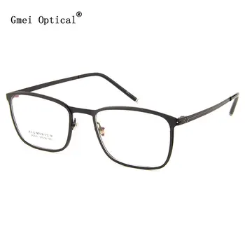 Gmei Óptico LF2016 Metal Full-Rim Armação de Óculos para Mulheres e Homens de Óculos Óculos