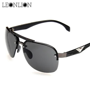 LeonLion 2021 Vintage Clássico Óculos de sol Homem Dirigindo Grandes Armação Óculos de Sol das Mulheres da Marca do Designer UV400 Exterior Oculos De Sol