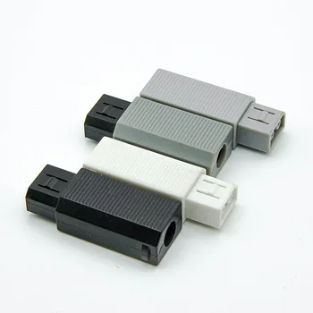 De alta qualidade para o wii 2 pinos macho conector do adaptador de ca cabo de alimentação de reparação de peças de reposição