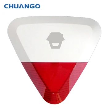 Chuango 315Mhz WS-280 sem Fio ao ar livre Sirene Strobe para a home security sistema de alarme G5/A11/B11