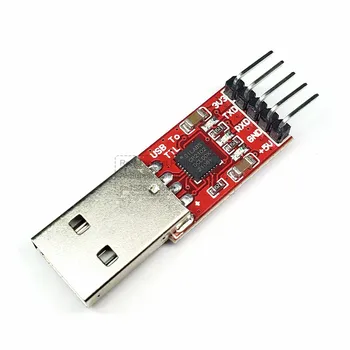 CP2102 Conversor Serial USB 2.0 para UART TTL STC Download 5PIN Módulo com a Dupont, Conjunto de Cabos