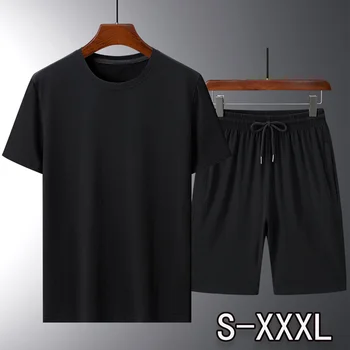 Moda de Verão, Homens de Terno dos Esportes, T-shirt, Shorts Confortável de manga Curta, Shorts de