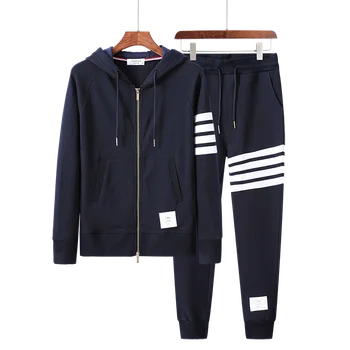Malha Sportswear com Capuz Algodão Puro Suéter casaco de lã, Casacos e Calças para os Amantes do Youtube Premium