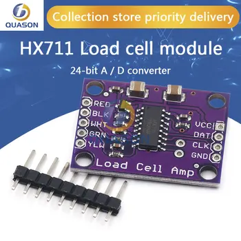 10PCS HX711 Pesagem Sensor de 24-bit A/D Conversão Adaptador de Célula de Carga do Amplificador Placa de Sensores de Peso