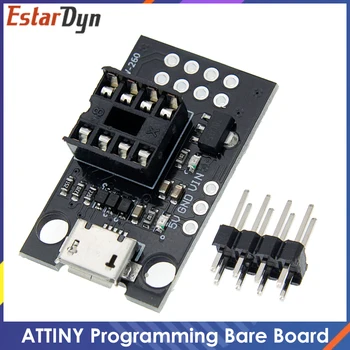 ATtiny13A / ATtiny25 / ATtiny45 / ATtiny85 Pluggable ATTINY Desenvolvimento de Programação de Placa Desencapada