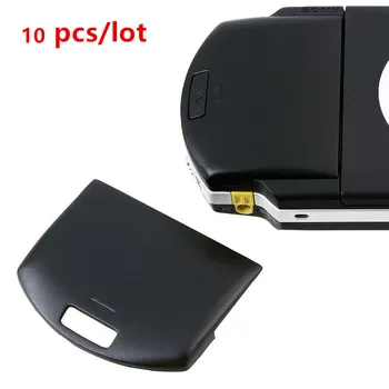 10pcs/lot Bateria Porta de Trás Shell Cobrir Caso de Substituição Para Sony PSP 1000 1001 1002 1003 Gordura Preto
