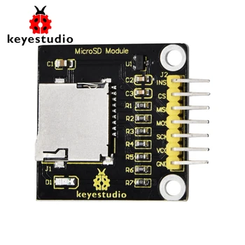 Keyestudio Mini Micro SD TF Cartão de Memória Escudo Módulo, Com Pinos do Arduino