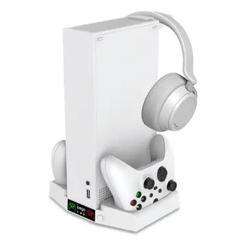 XBOX Série S Multifuncional de Base Dupla Carga de Gancho do Fone de ouvido de Celular Gamepad de Resfriamento de Carregamento Para