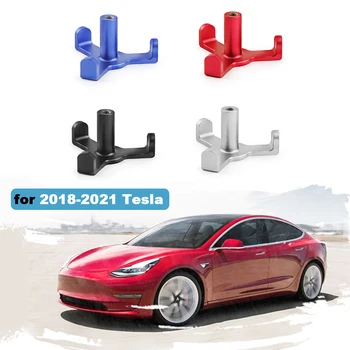 1Pc Tronco de Carro Gancho Para o Tesla Model 3 2018-2021 Pingente Tronco Sacola de compras Gancho Compartimento de Bagagem Luva de Saco Gancho de 4 Cores