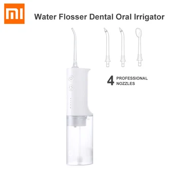 Xiaomi Mijia Eléctrica Oral Irrigador de Água Flosser 200ml Capacidade IPX7 d'Água e um Palito de Cuidado Dental para limpar os Dentes