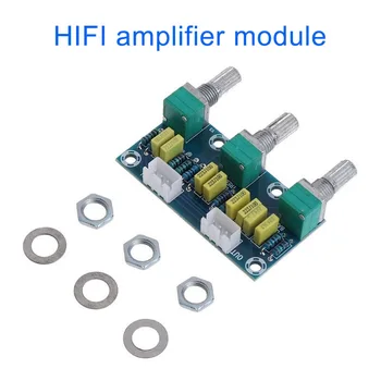 Amplificador HIFI Passivo Tom de Conselho Agudos Controle de Volume do pré-amplificador de Áudio da Placa de Amplificador Módulo Amplificador DJA99