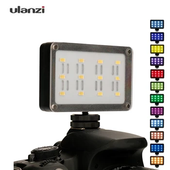 Ulanzi CardLite LED Mini Câmara de Vídeo de Luz de Dimmable Portátil 5500K Fotográfica de Iluminação para o iPhone X 8 7 Samsung Nikon Canon