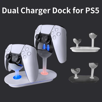 Carregador para Sony PlayStation5 Controlador sem Fio do Tipo C Duplo Rápido Carregamento Dock Station para PS5 Joystick Gamepads 2022