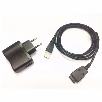 USB de Alimentação AC Adaptador de Carregador + PC Cabo Para Samsung YP-P2 YP-P3 YP-S3 YP-T10 YP-K3 MP3 MP4 Media Player