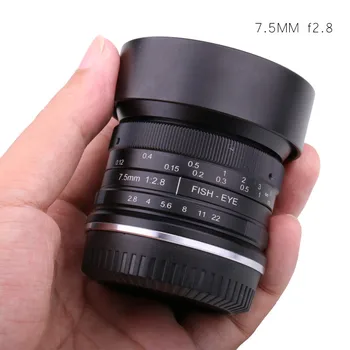 RISESPRAY 7,5 mm f2.8 II lente fisheye 180 APS-C Manual de Lente Fixa Para Canon EOS-M Monte E o Monte Fuji FX Monte Venda Quente