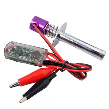 Novo 6-24V Electrónicos Glow Plug Starter Ignitor Atualizado Parte para 1/10 1/8 HSP Carro RC