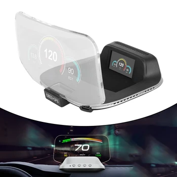 C3 HUD de Navegação GPS obd2 Velocímetro Auto Projetor Hud Lucrativo Head Up Display Eletrônico do Carro