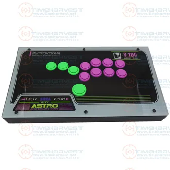 Todos os Botões Hitbox Estilo Arcade Jogo de Console Arcade Joystick Jogos de Luta Vara Sanwa OBSF-24 Botão Controlador de jogos Para PC / PS4