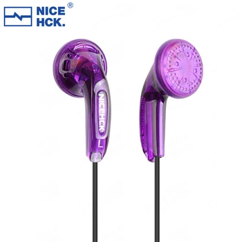 NiceHCK Traceless de 3,5 mm-Tipo C Microfone Fone de ouvido Monitor de 15,4 mm de Driver Dinâmico com Fio hi-fi Auscultadores Vocal Jogo IEM VIDO MX500 PK1